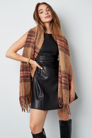 Scarf colorful stripe detail h5 Picture2
